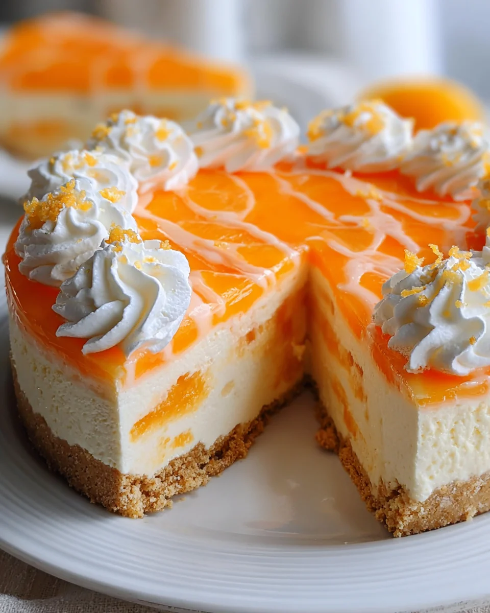 No-Bake Orange Creamsicle Cheesecake No-Bake