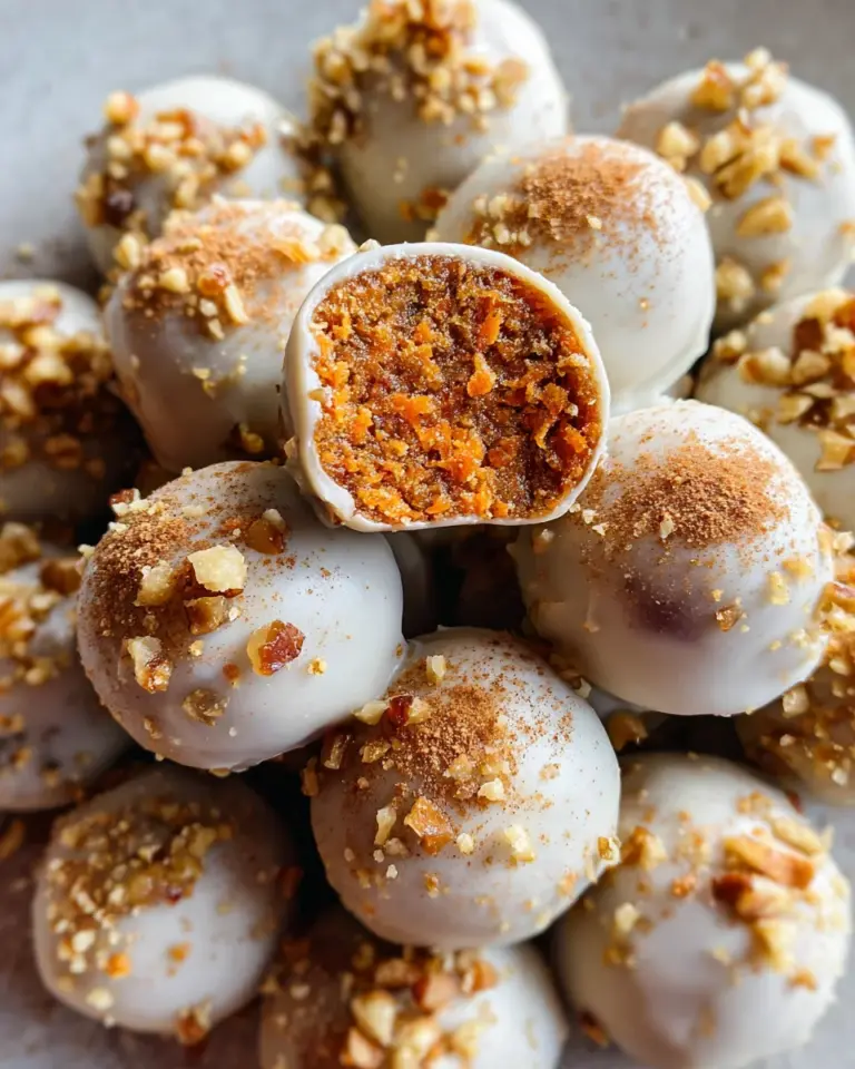 No Bake Carrot Cake Bites