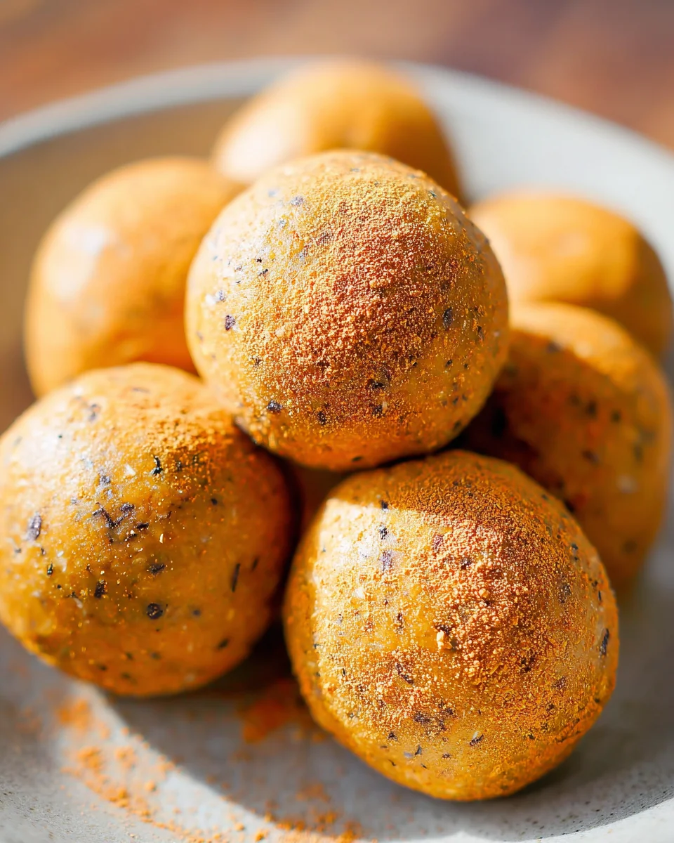 No Bake Healthy Pumpkin Pie Energy Balls No