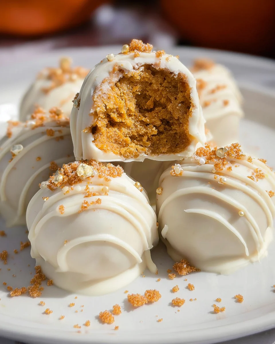 No Bake Pumpkin Balls No