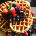Oatmeal Cottage Cheese Waffles