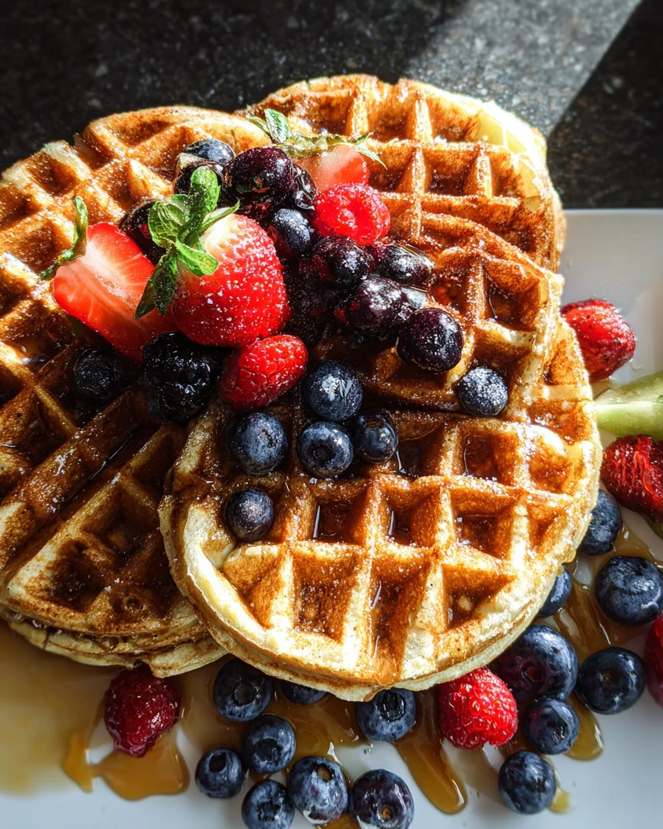 Oatmeal Cottage Cheese Waffles 12 Oatmeal Cottage Cheese Waffles