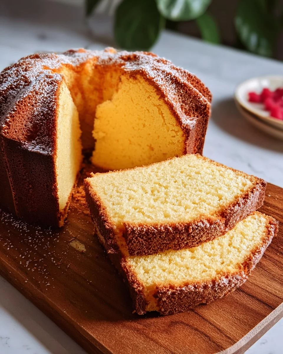 Old Fashioned Pound Cake Old