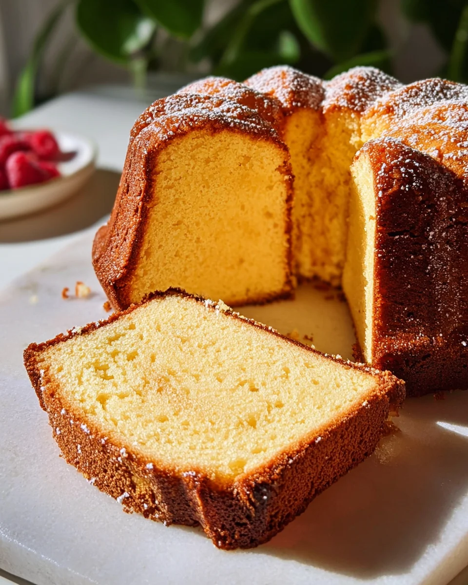Old Fashioned Pound Cake Old