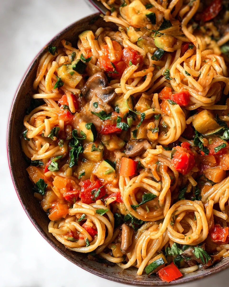 One-Pot Veggie Pasta One-Pot