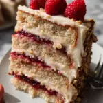 One Bowl Vegan Almond Raspberry Cake with Cream Cheese Frosting One Bowl Vegan Almond Raspberry Cake with Cream Cheese Frosting