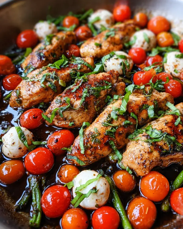 One Pan Balsamic Chicken