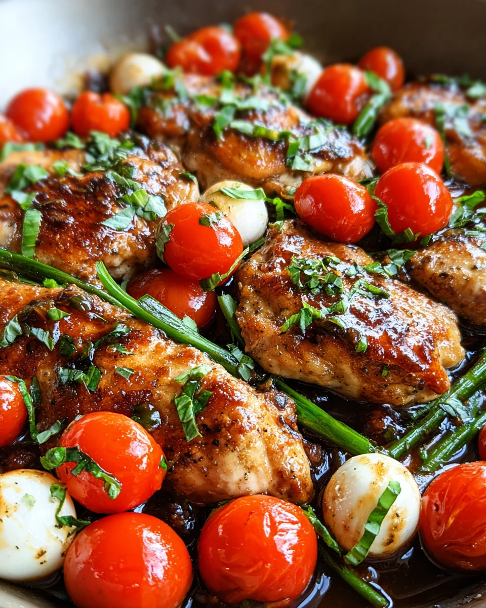 One Pan Balsamic Chicken One
