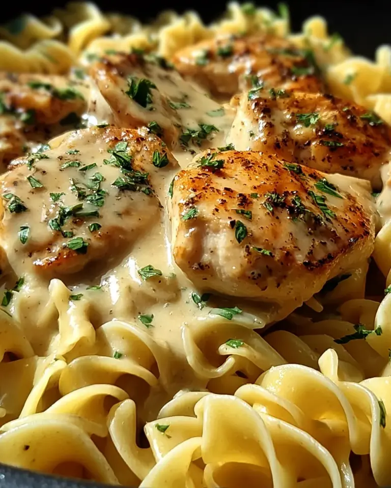 One Pan Chicken Noodles