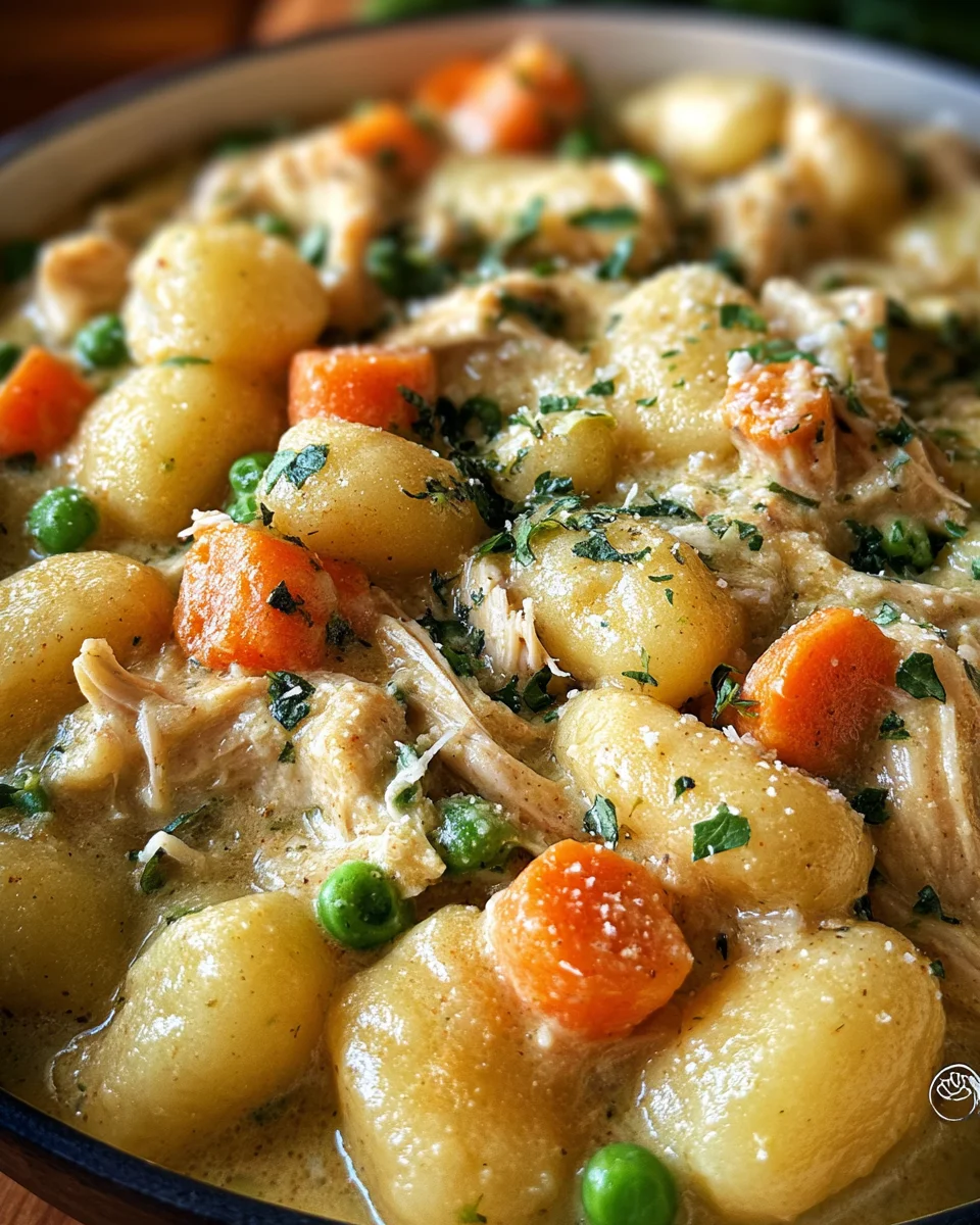 One Pot Gnocchi Chicken Pot Pie One