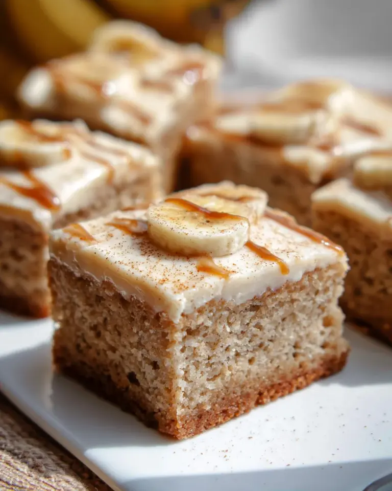 Ooey Gooey Banana Bars