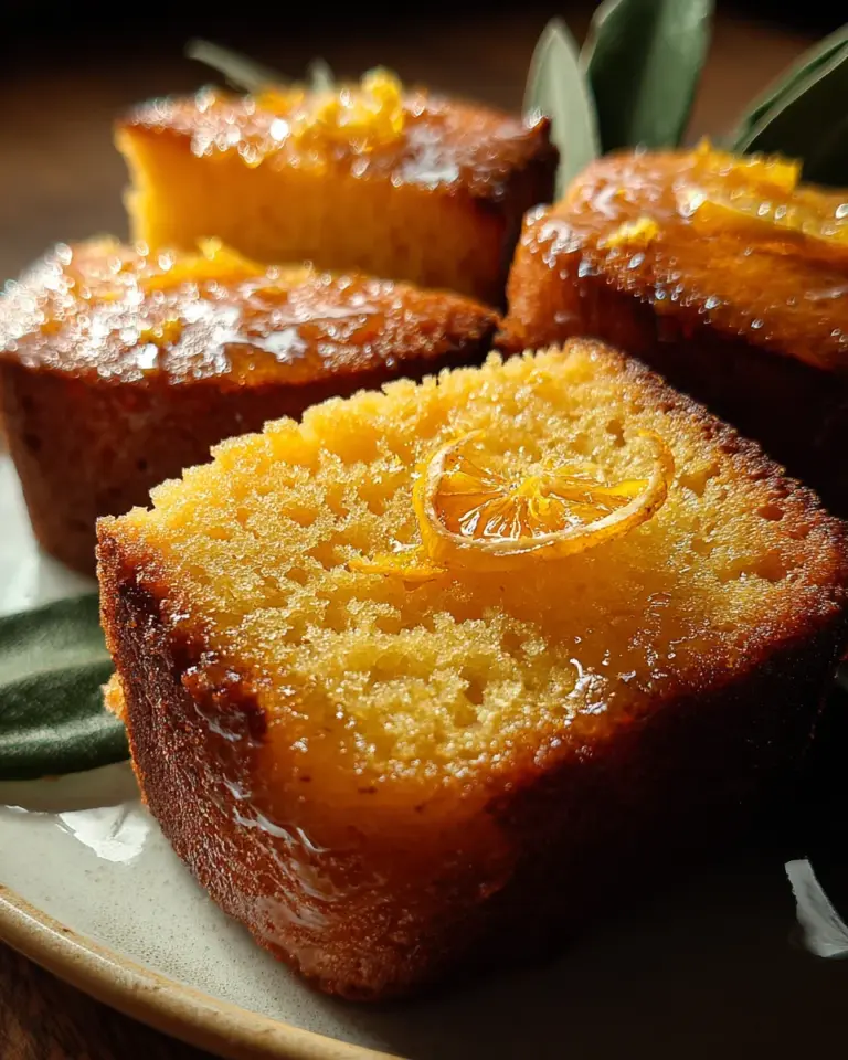 Orange Ginger Honey Cakes