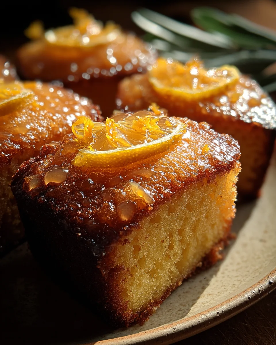 Orange Ginger Honey Cakes Orange