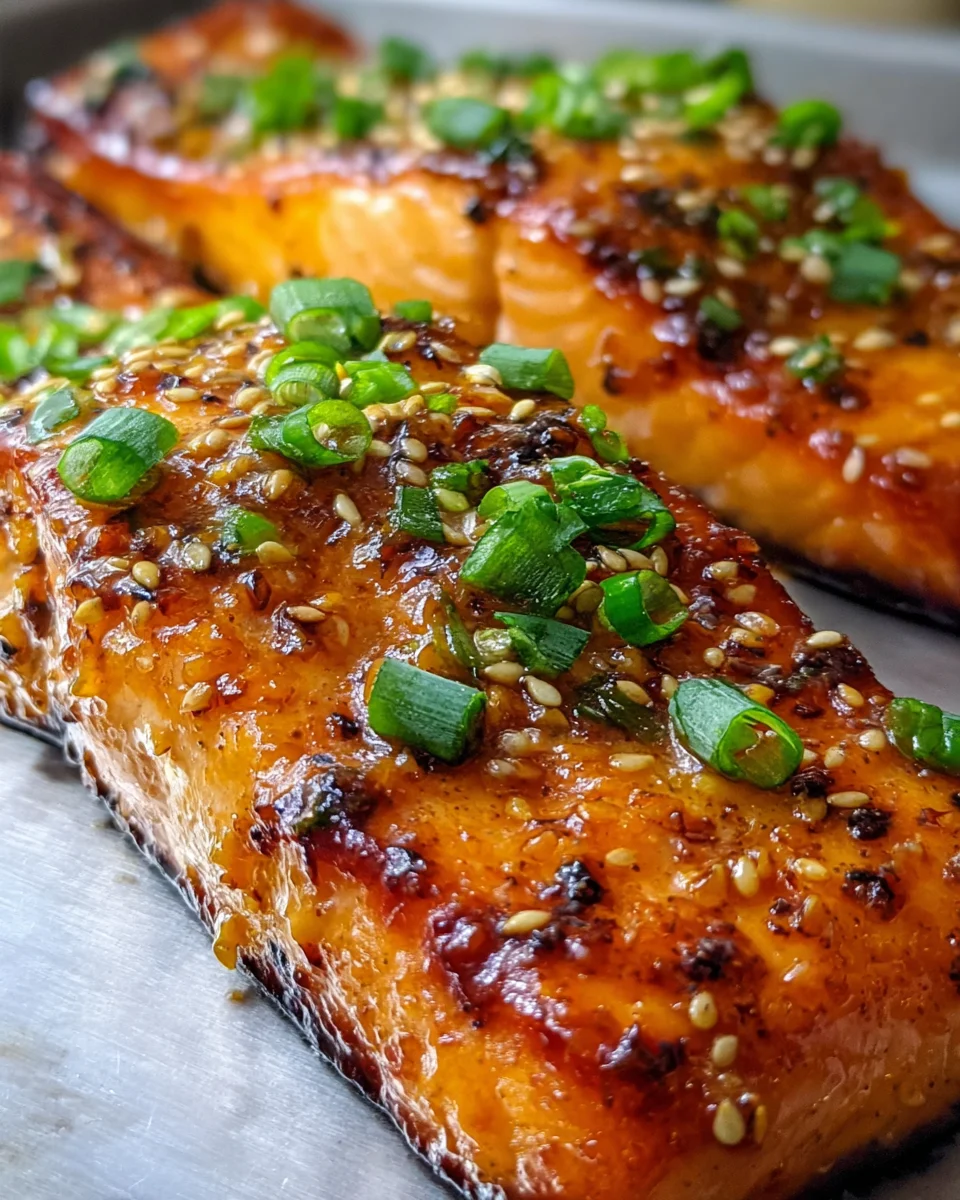 Orange Teriyaki Salmon Orange