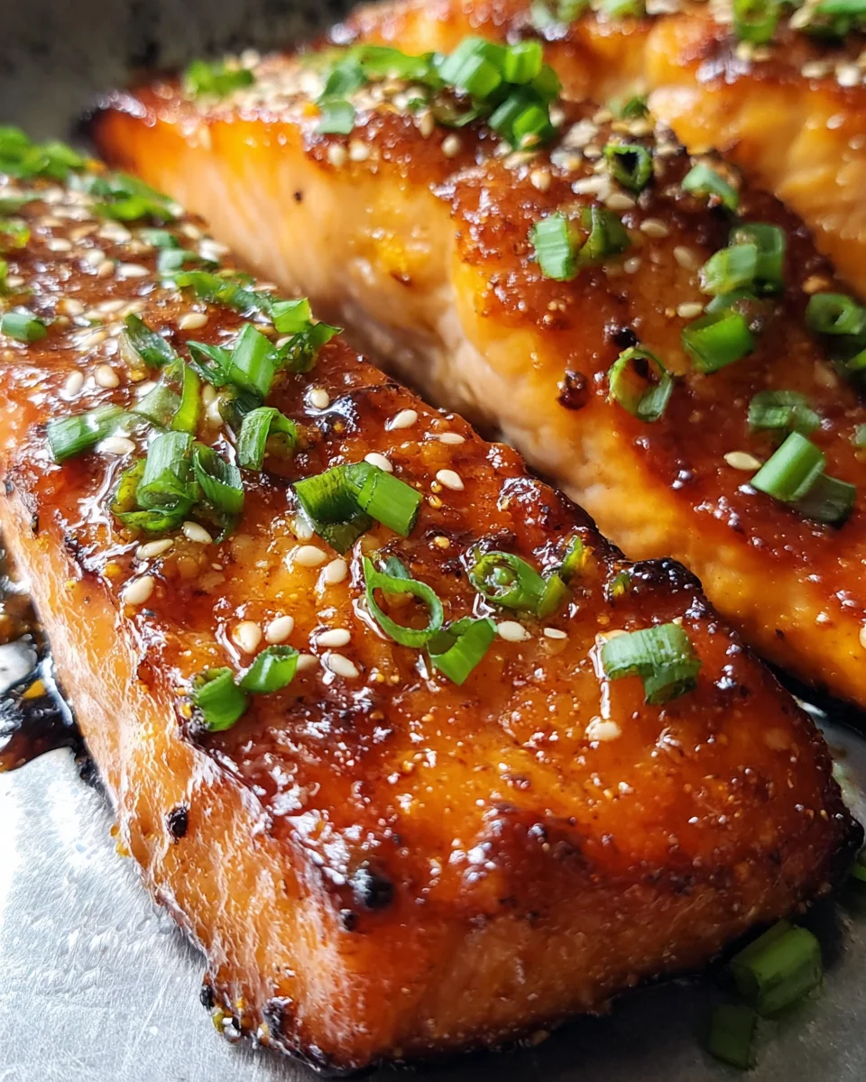 Orange Teriyaki Salmon Orange