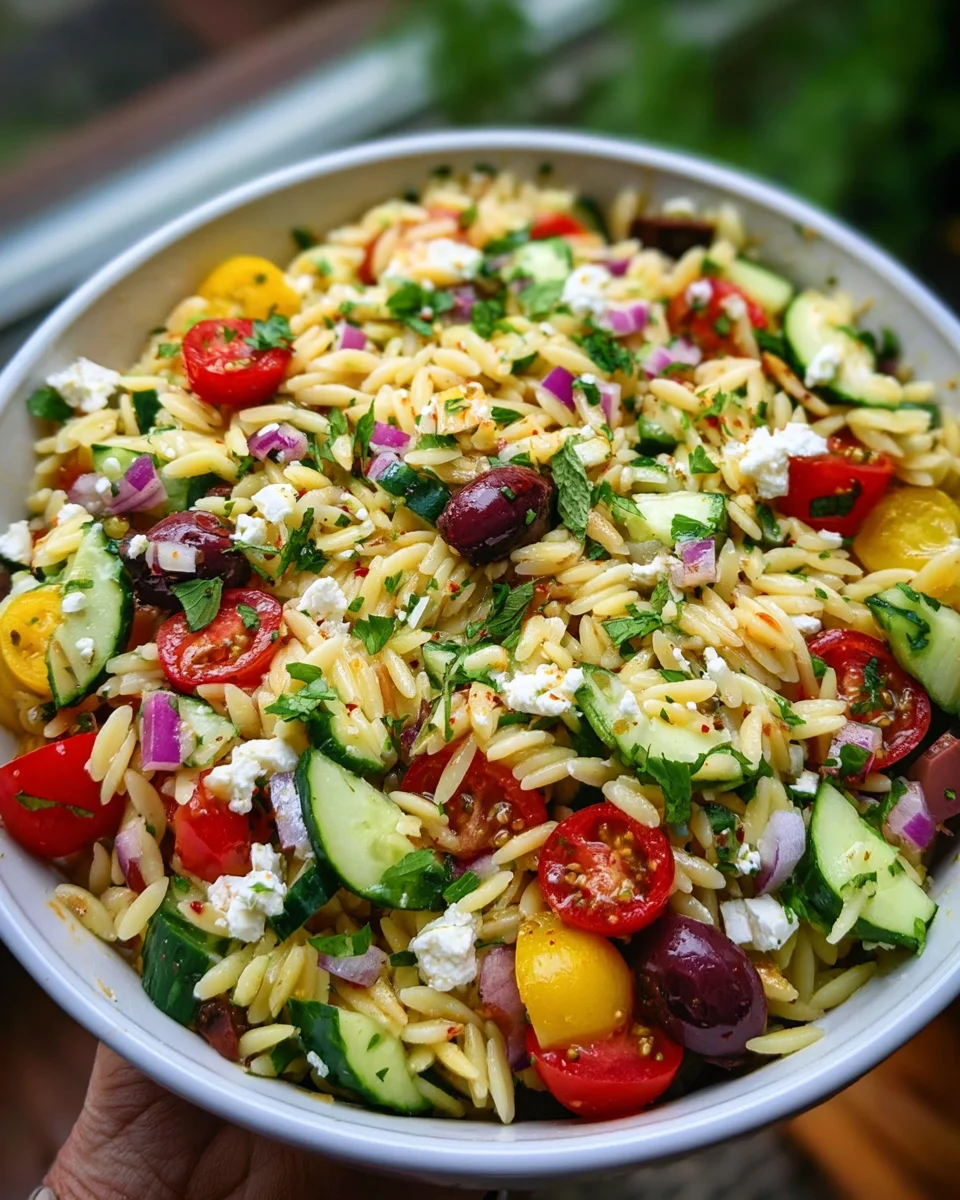 Orzo Pasta Salad Orzo