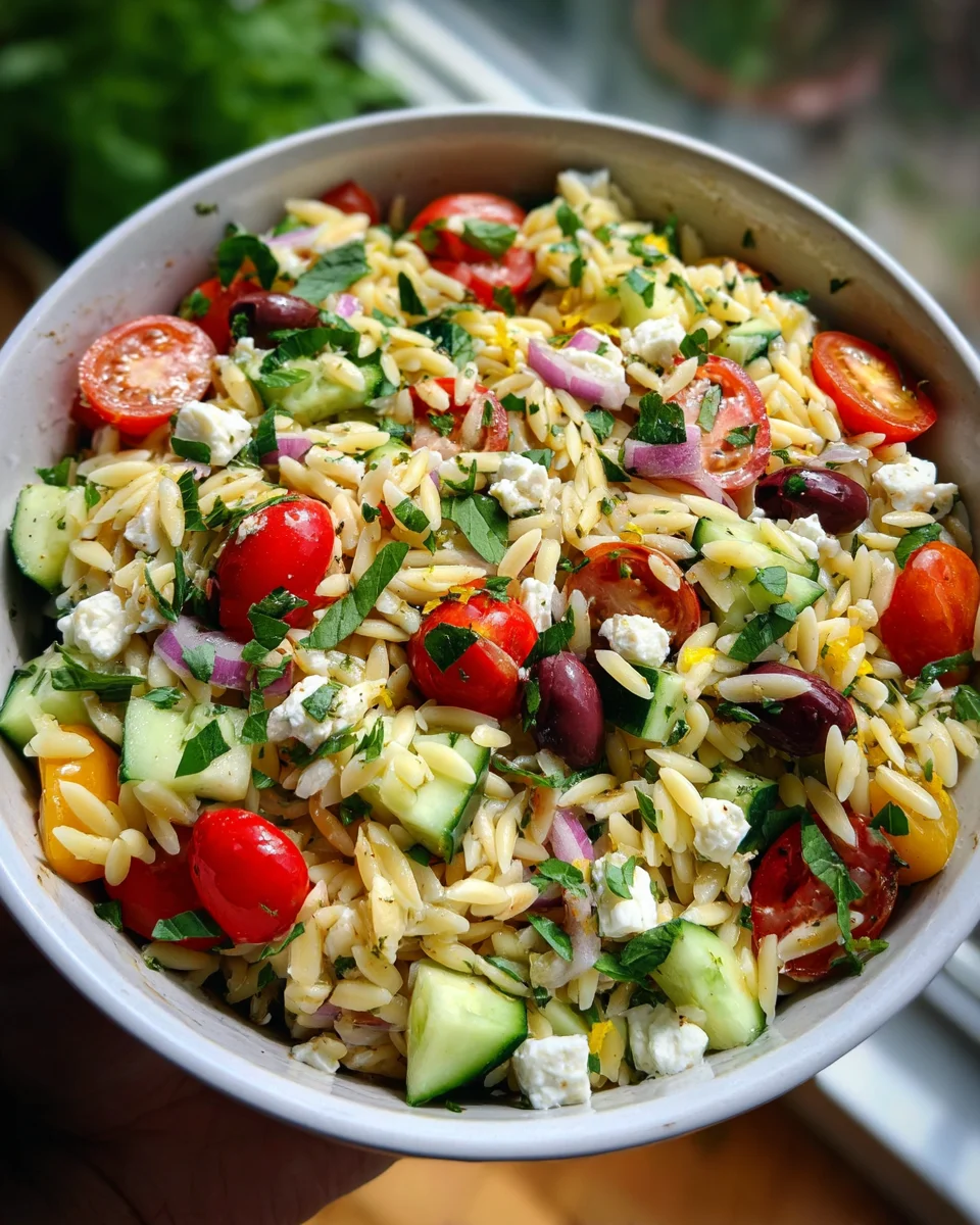 Orzo Pasta Salad Orzo