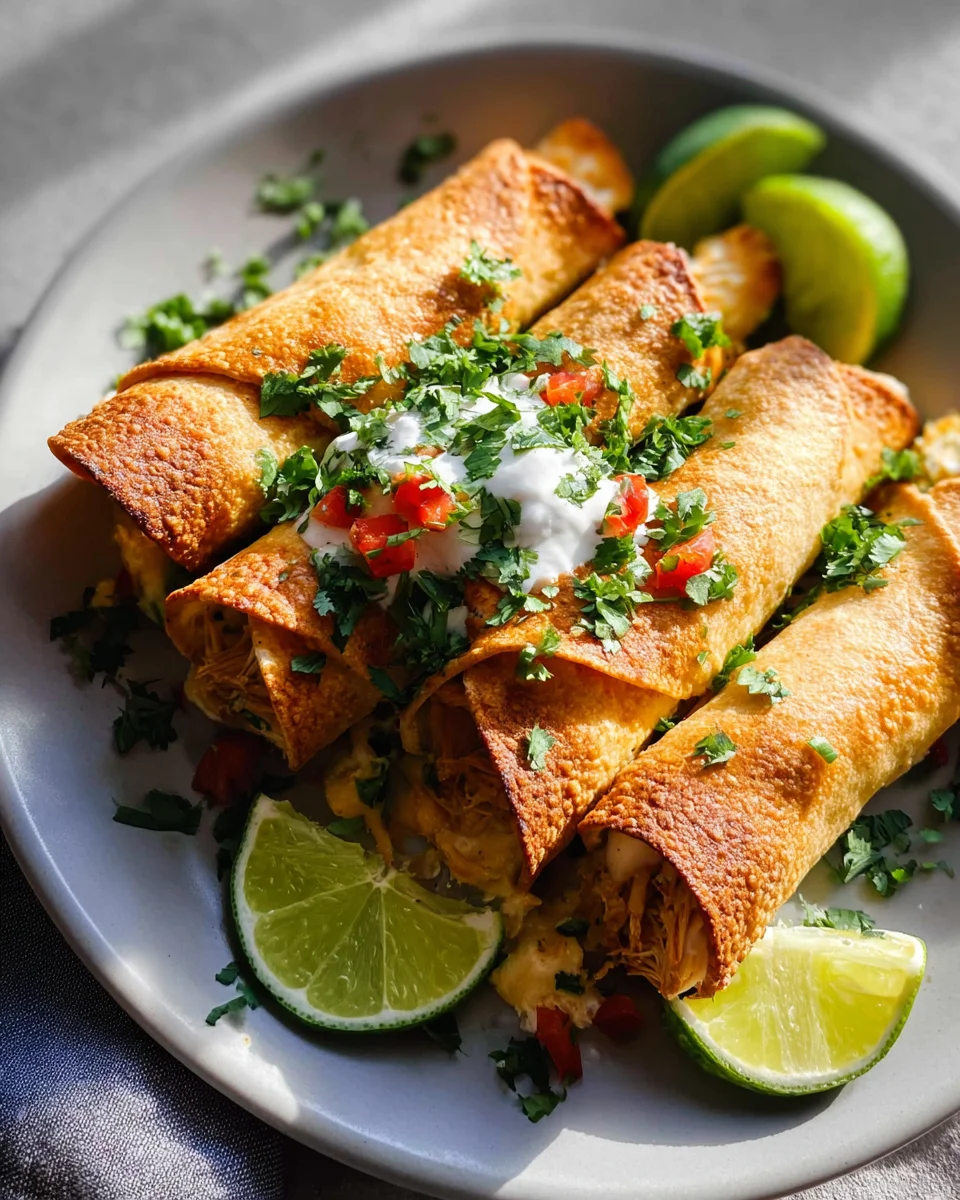 Oven Baked Chicken Taquitos Recipe Oven