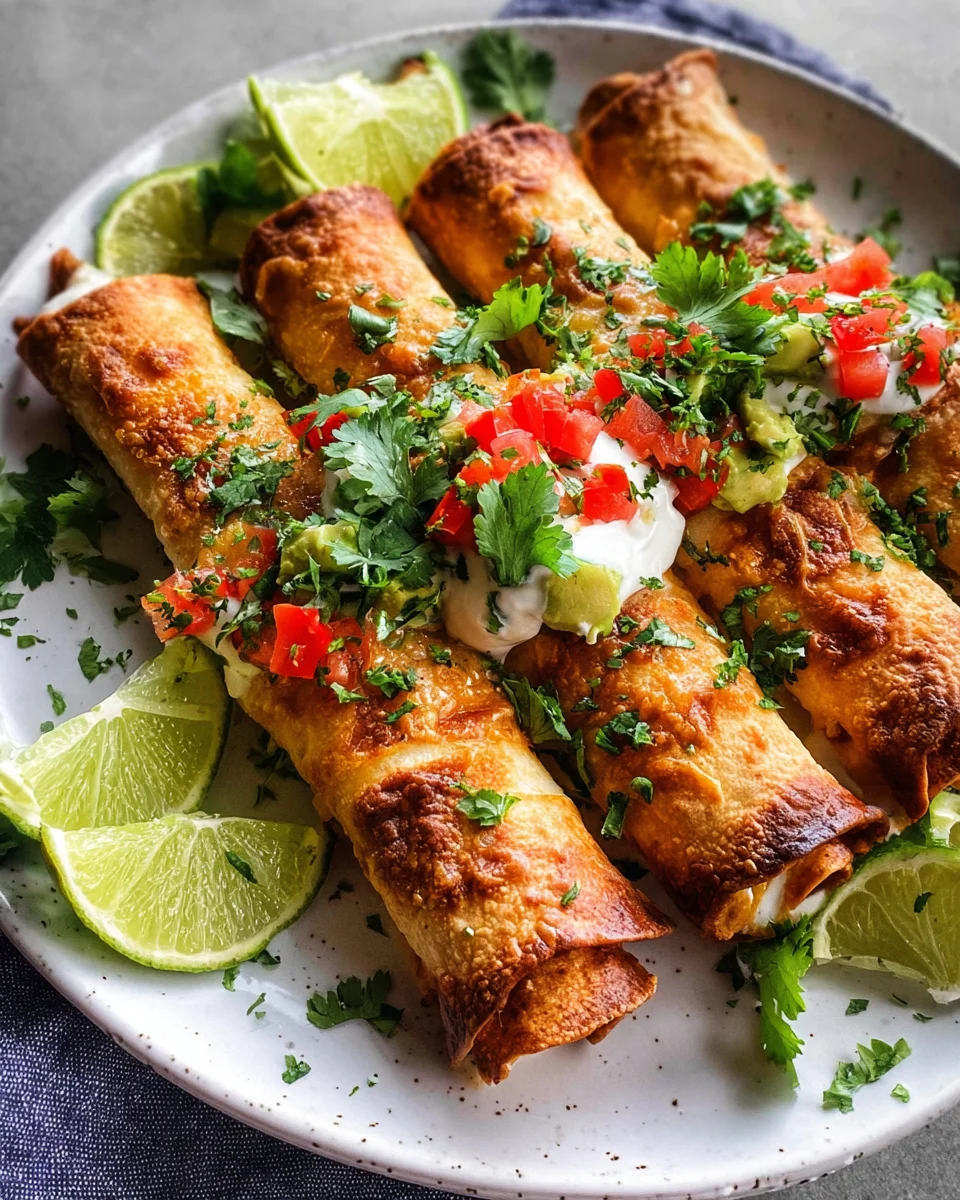 Oven Baked Chicken Taquitos Recipe Oven