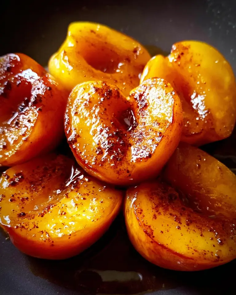 Pan Fried Peaches