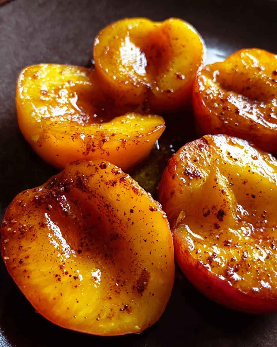 Pan Fried Peaches Pan