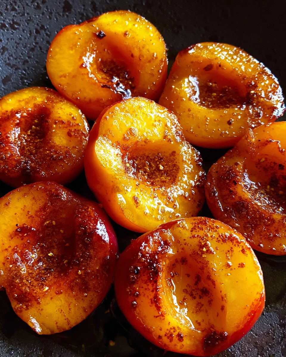 Pan Fried Peaches Pan