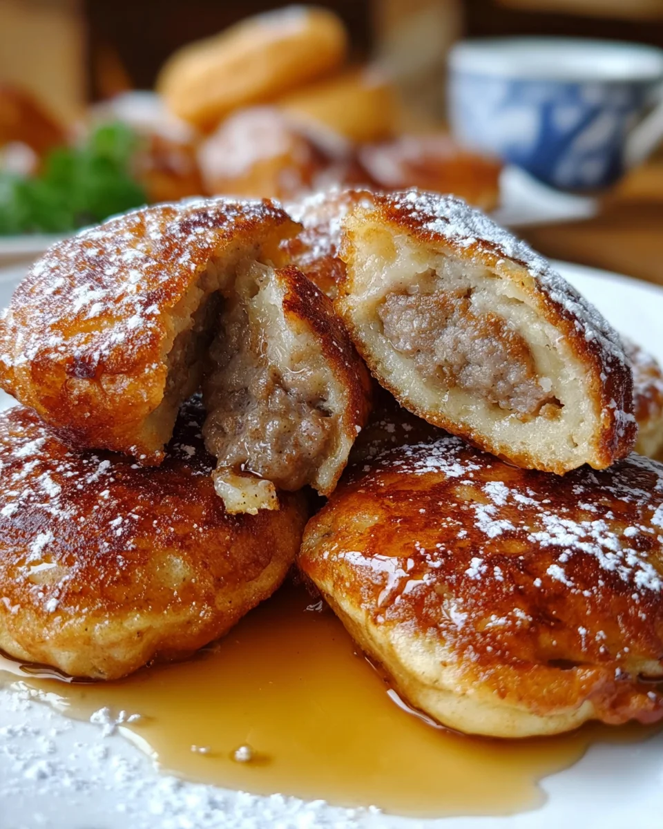 Pancake Sausage Bites Pancake Sausage Bites