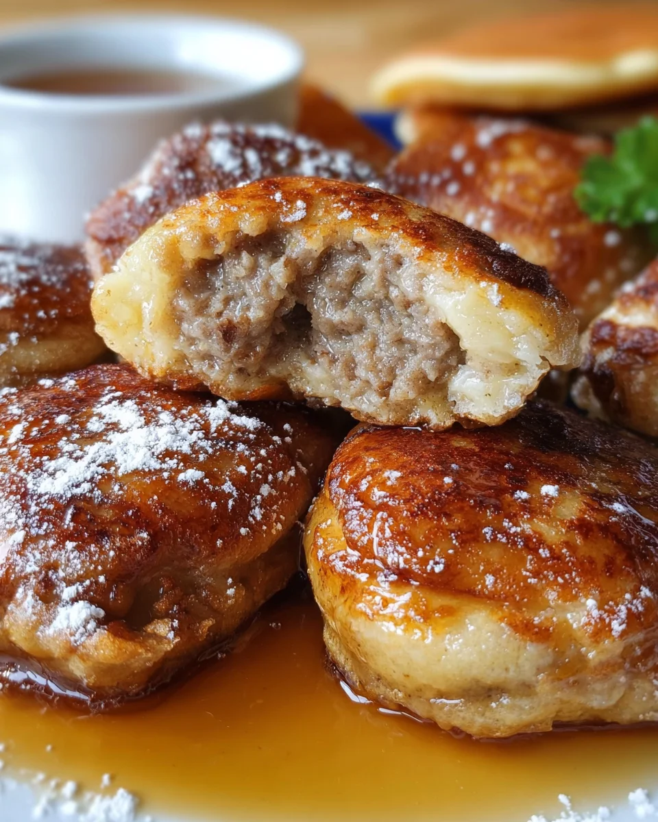 Pancake Sausage Bites Pancake