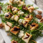 Pear & Brie Cheese Salad Skewers Pear & Brie Cheese Salad Skewers