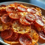 Pepperoni Cheese Crisps Pepperoni Cheese Crisps