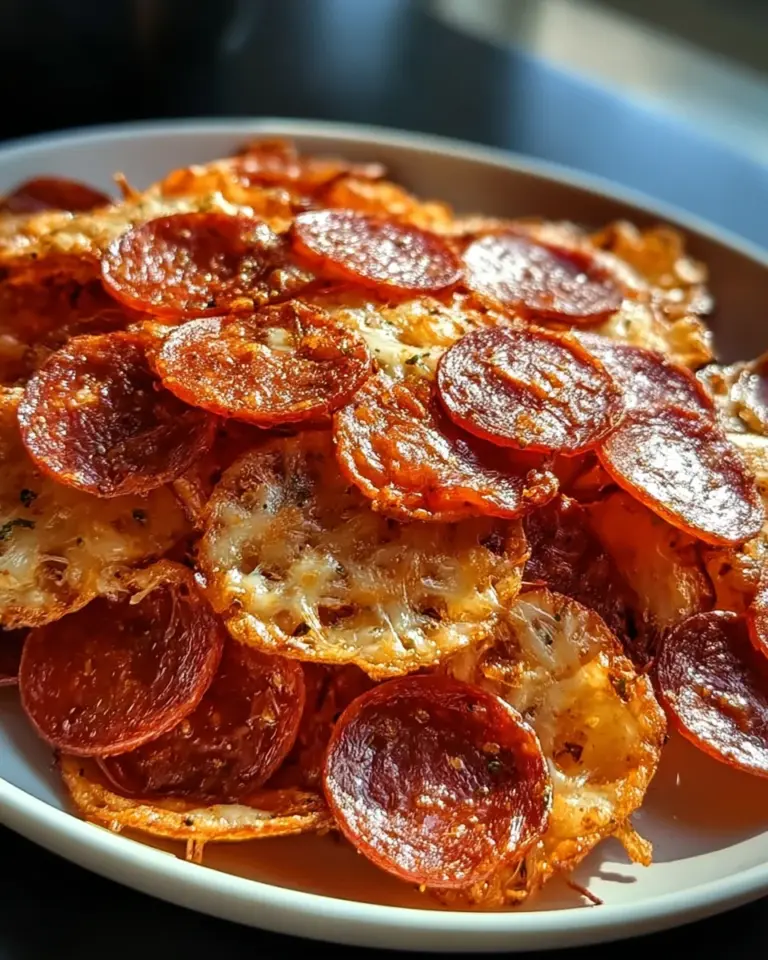 Pepperoni Cheese Crisps