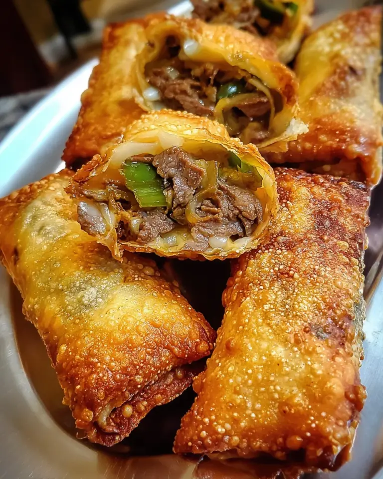 Philly Cheesesteak Egg Roll
