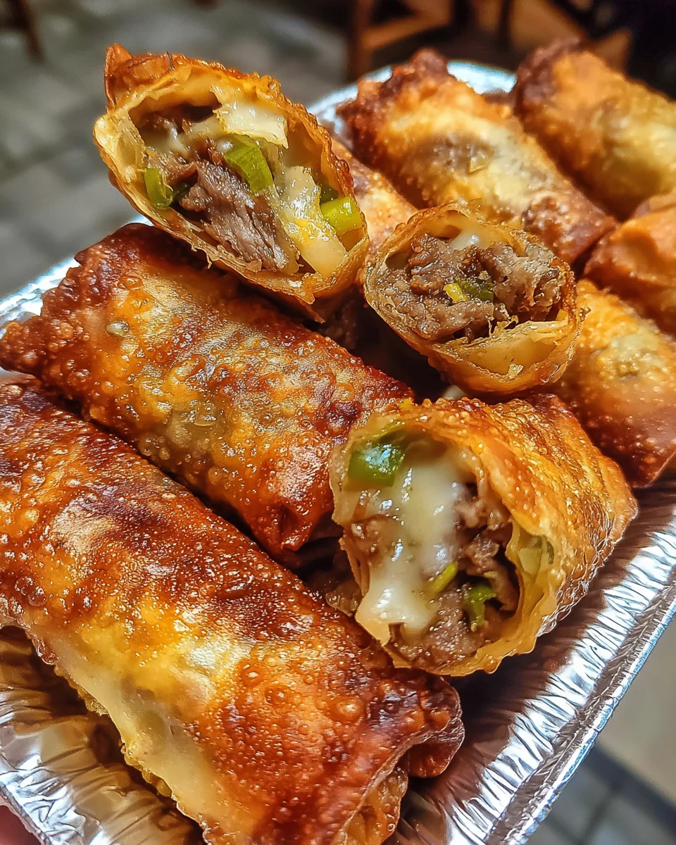 Philly Cheesesteak Egg Roll Philly