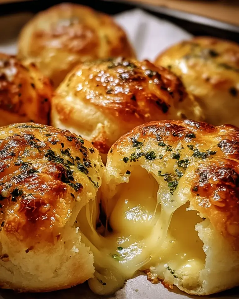 Pillsbury Biscuit Garlic Butter Cheese Bombs