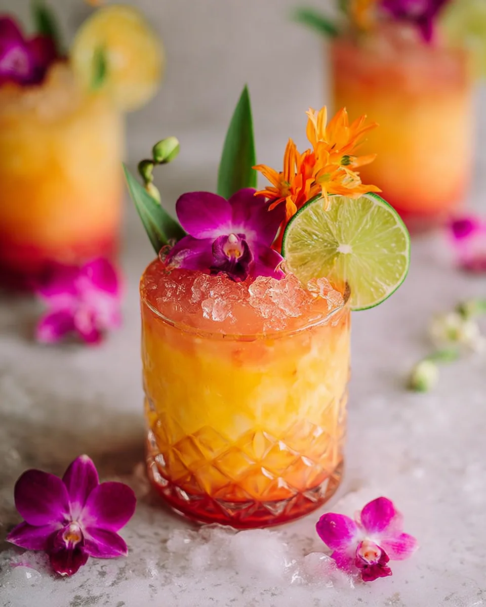 Pineapple Mango Rum Punch Recipe That is Almost too Pretty to Drink 16 Pineapple