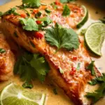 Poached Salmon in Coconut Lime Sauce Poached Salmon in Coconut Lime Sauce