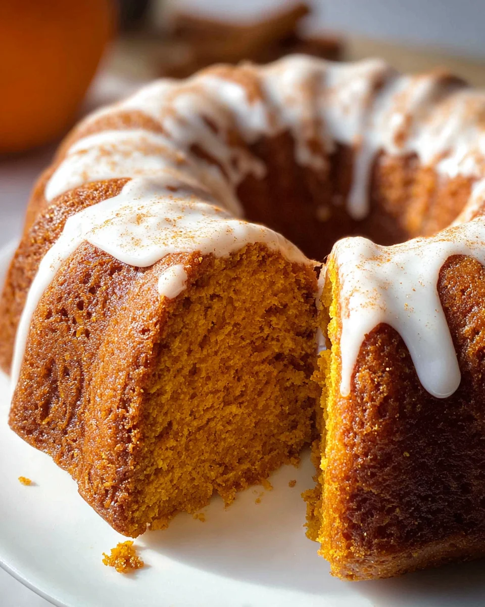 Pumpkin Bundt Cake Pumpkin
