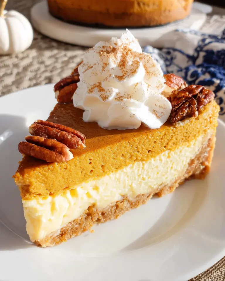 Pumpkin Pie Cheesecake