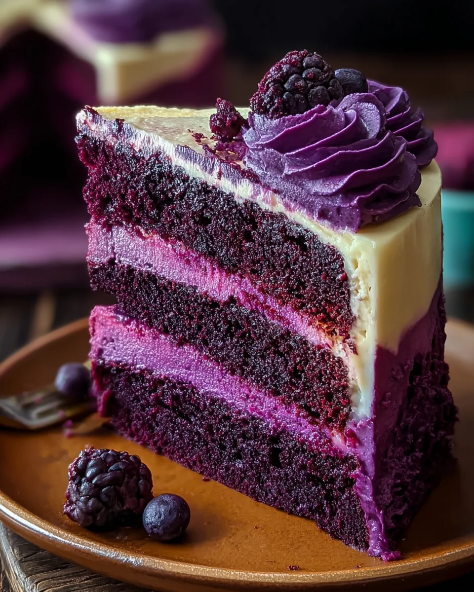 Purple Velvet Cake Purple