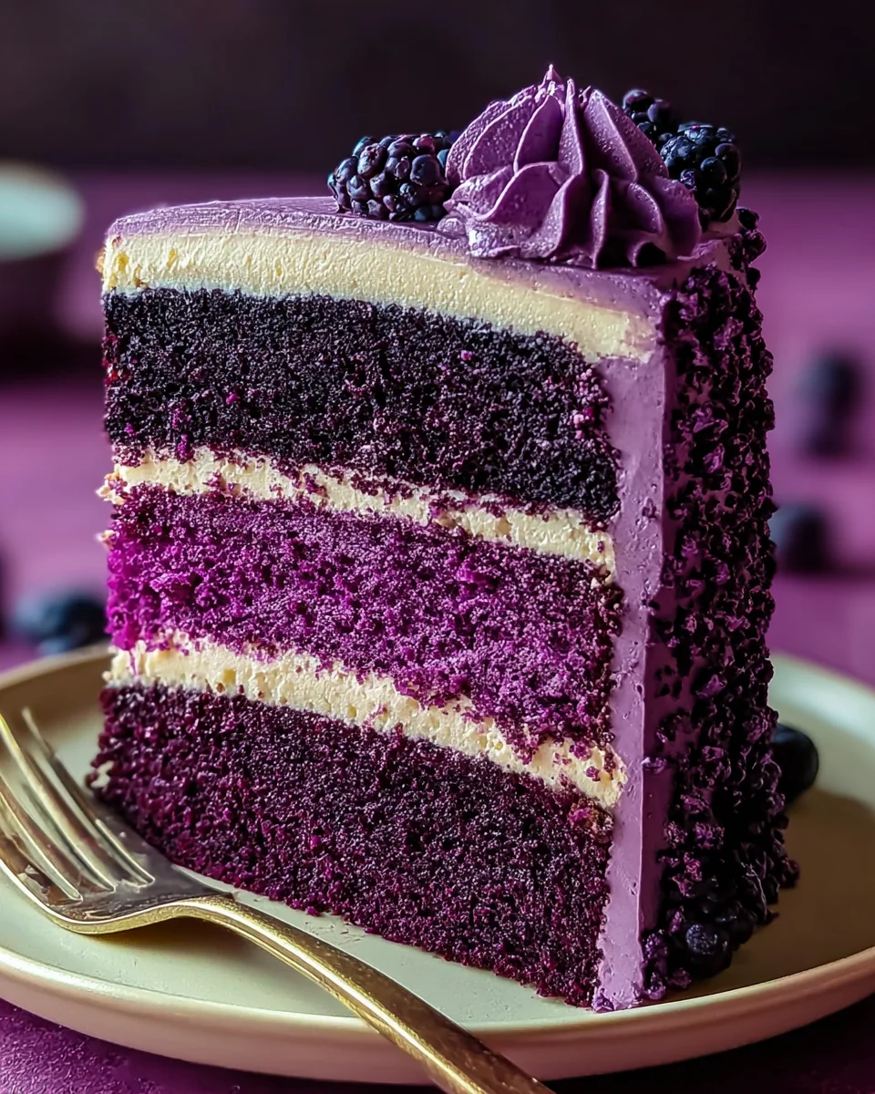 Purple Velvet Cake Purple