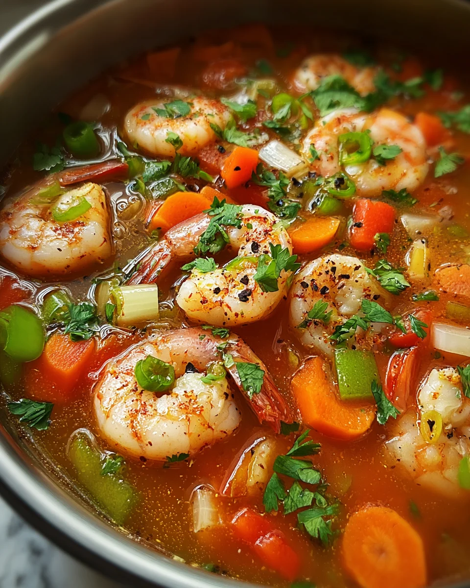Quick and Spicy Shrimp Soup Quick