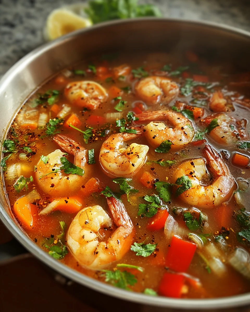 Quick and Spicy Shrimp Soup Quick
