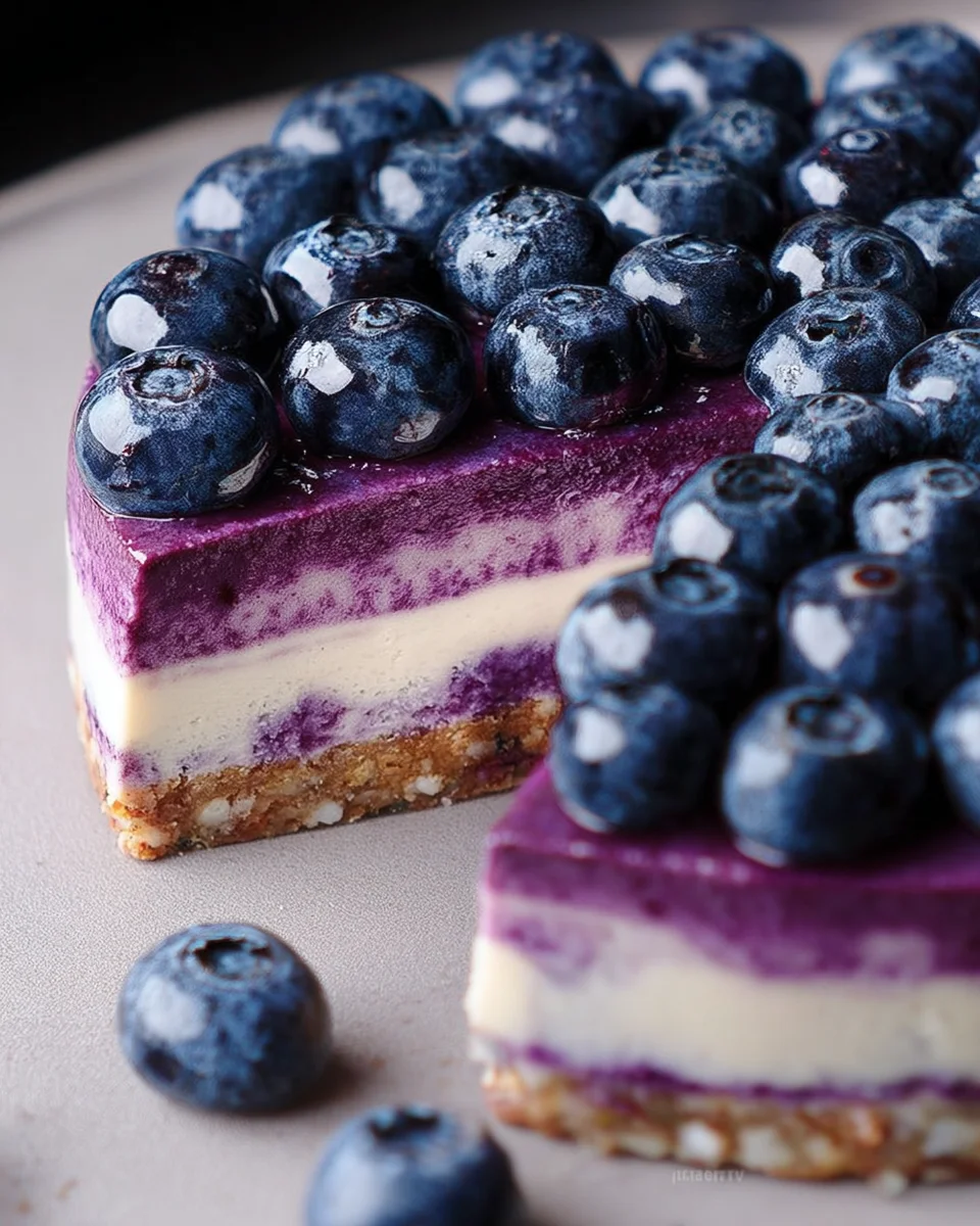 Raw Vegan Blueberry Cheesecake Raw Vegan Blueberry Cheesecake