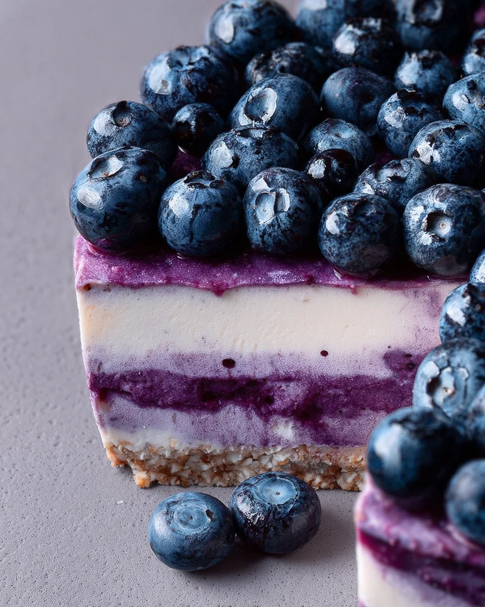 Raw Vegan Blueberry Cheesecake Raw