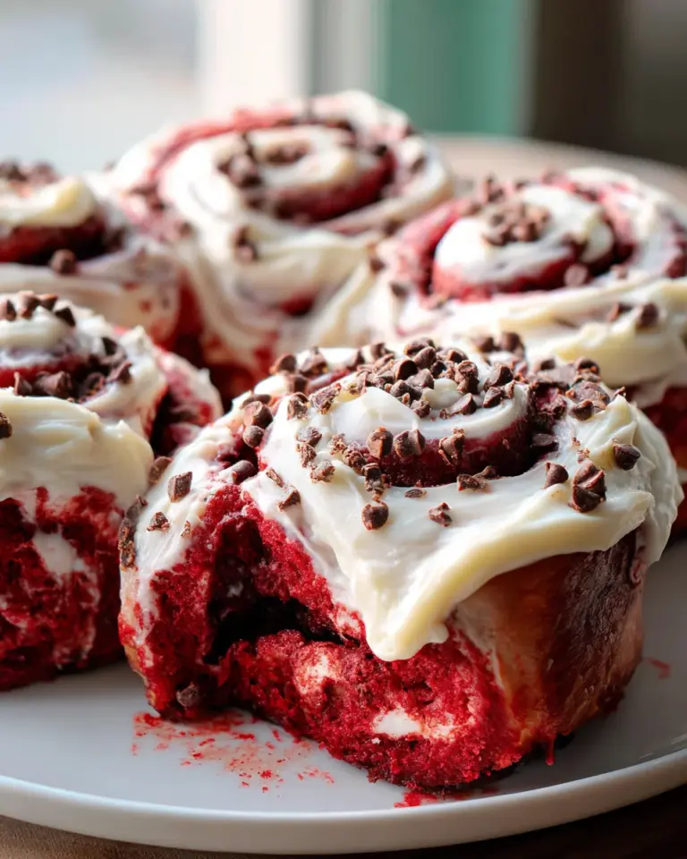 Red Velvet Cinnamon Rolls