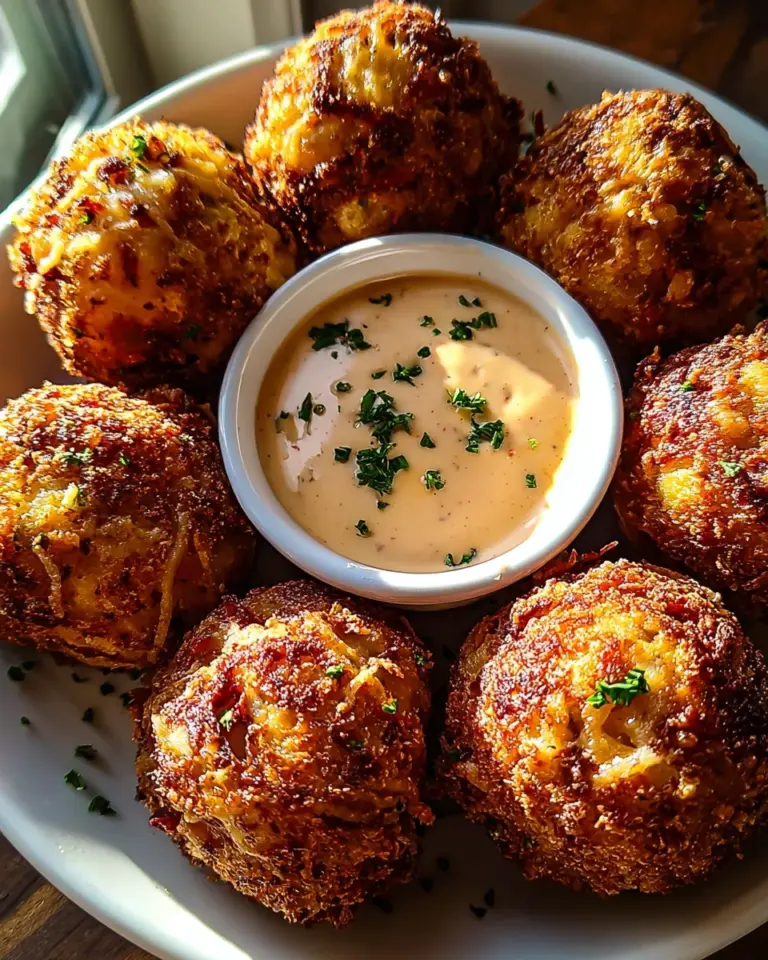 Reuben Balls with Spicy Thousand Island Dipping Sauce