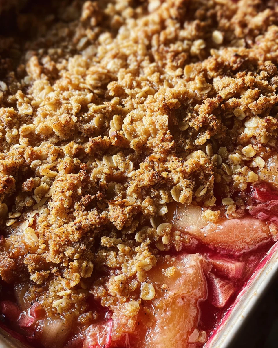 Rhubarb Crisp Rhubarb