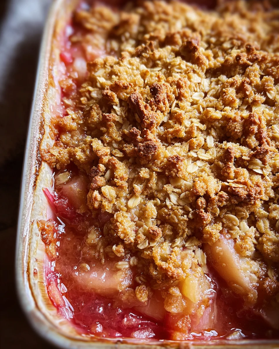 Rhubarb Crisp Rhubarb