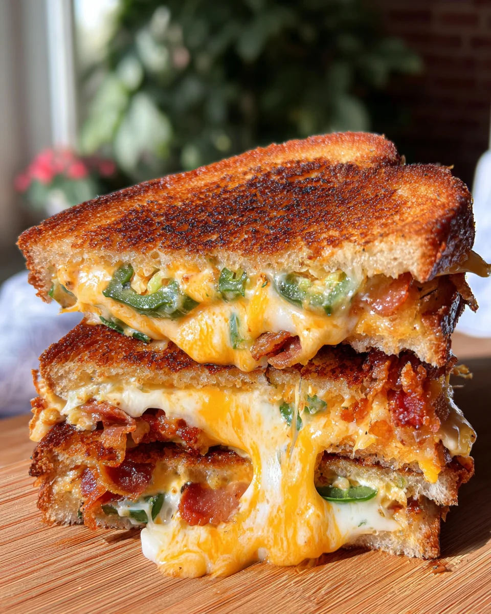 Roasted Jalapeño Popper Grilled Cheese Roasted