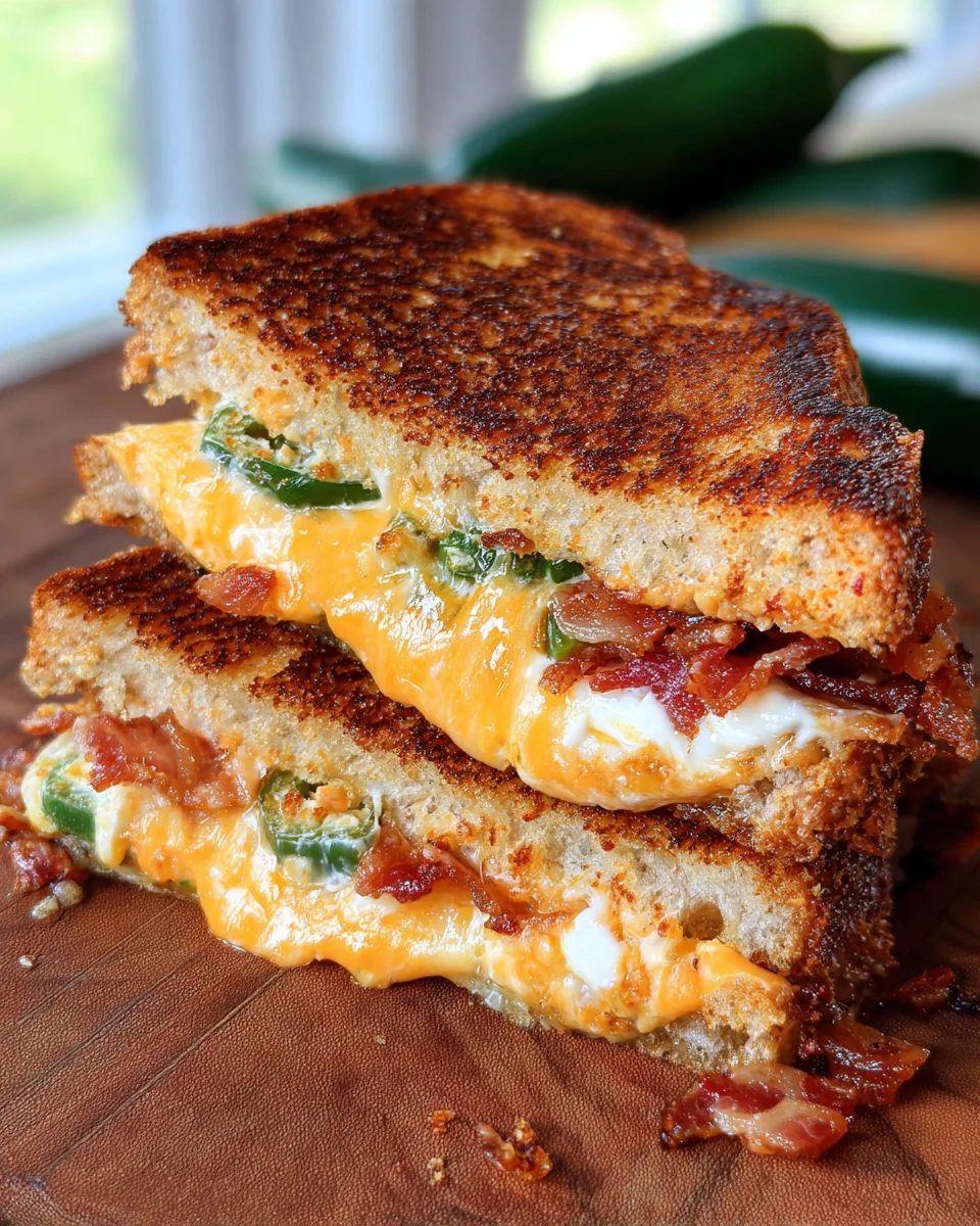 Roasted Jalapeño Popper Grilled Cheese Roasted